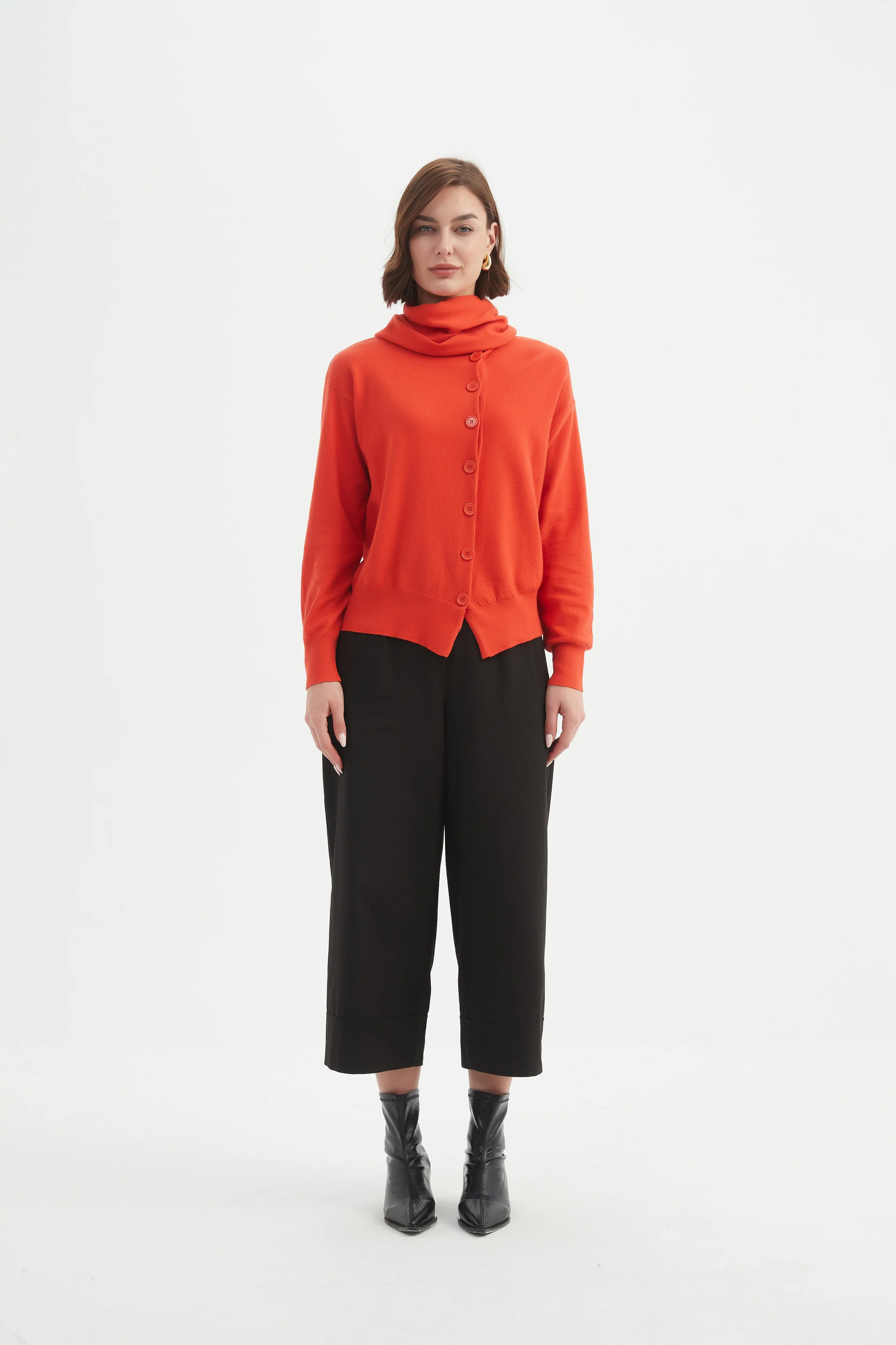WRAP COLLAR KNIT - Image 11