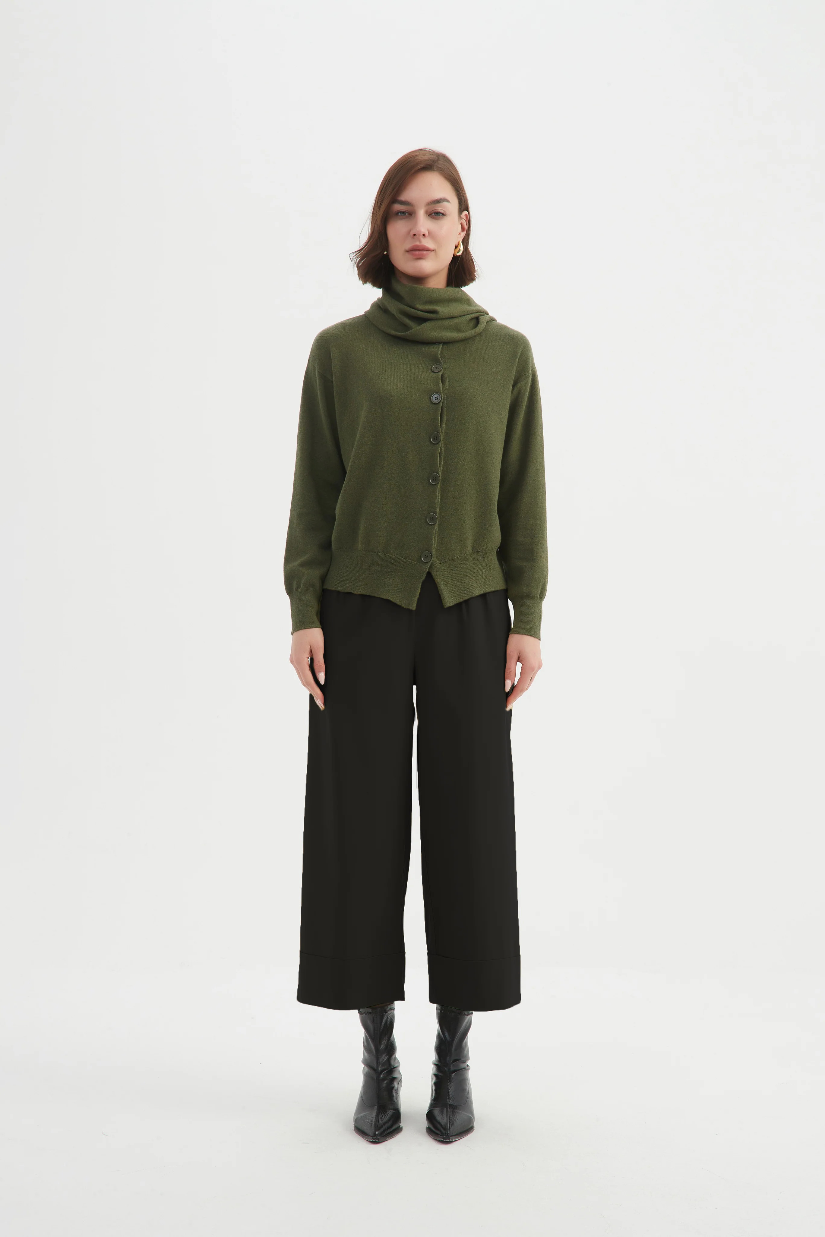 WRAP COLLAR KNIT - Image 6