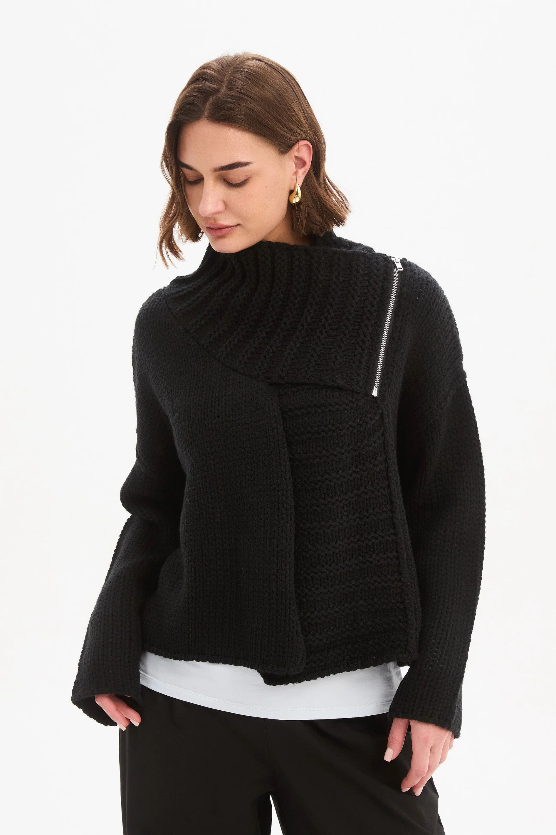 ZIP COLLAR CARDIGAN - Image 10