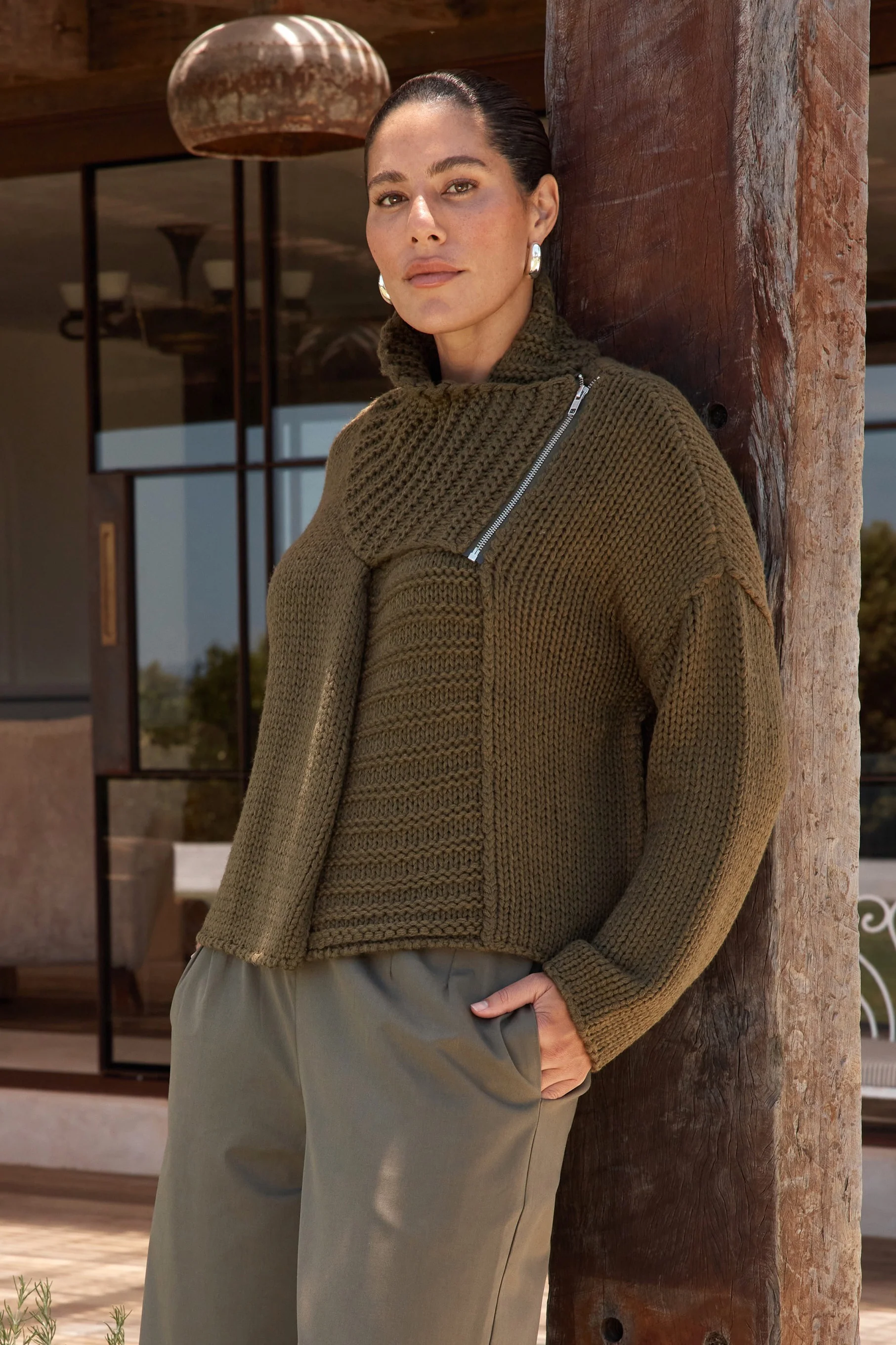 ZIP COLLAR CARDIGAN - Image 17