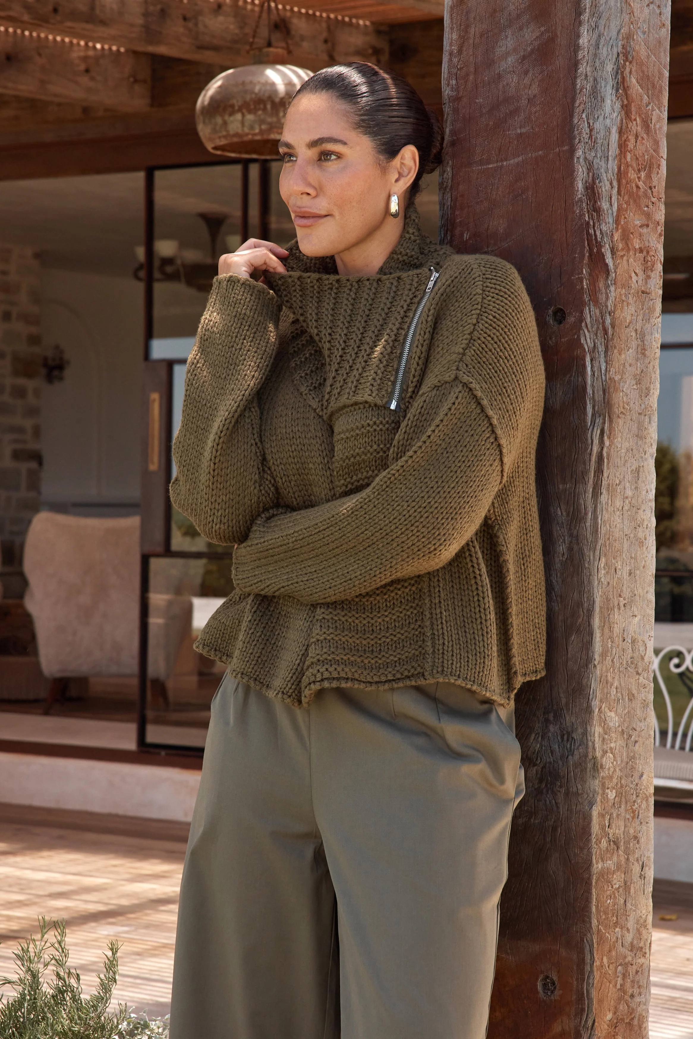ZIP COLLAR CARDIGAN - Image 18