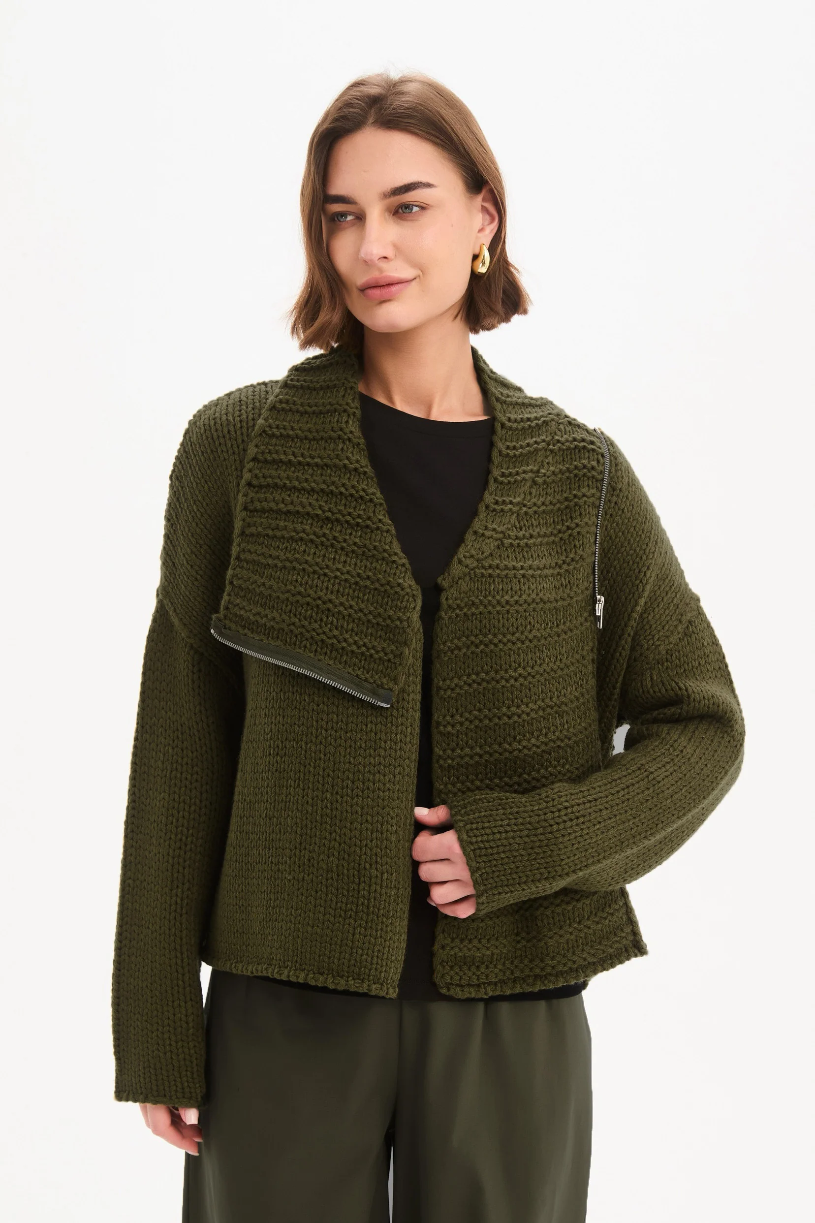 ZIP COLLAR CARDIGAN - Image 20
