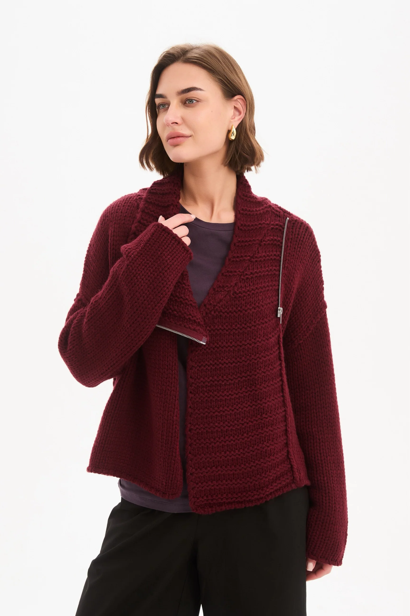 ZIP COLLAR CARDIGAN - Image 25