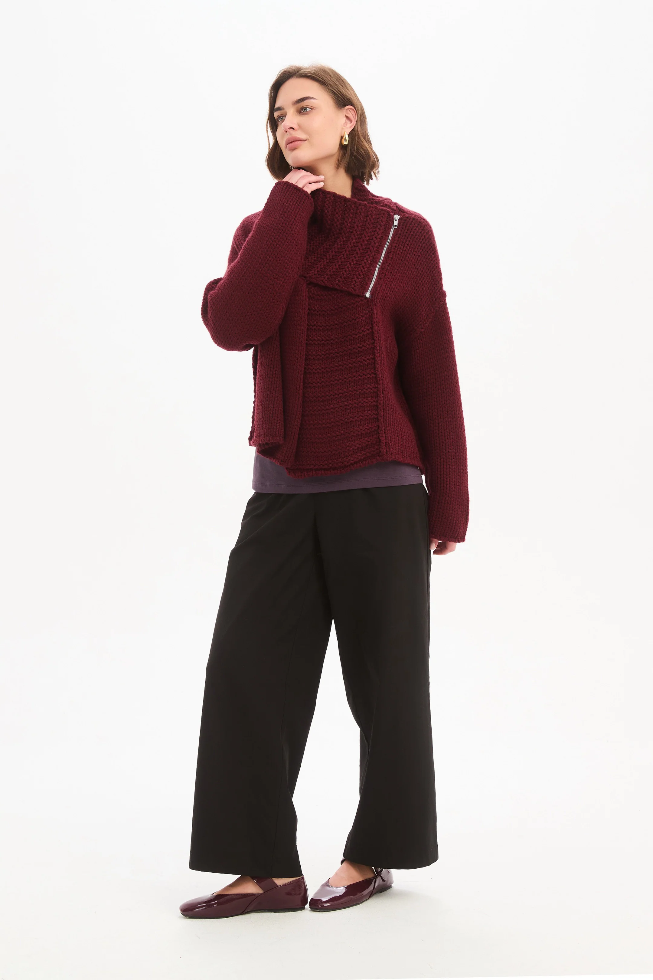 ZIP COLLAR CARDIGAN - Image 26