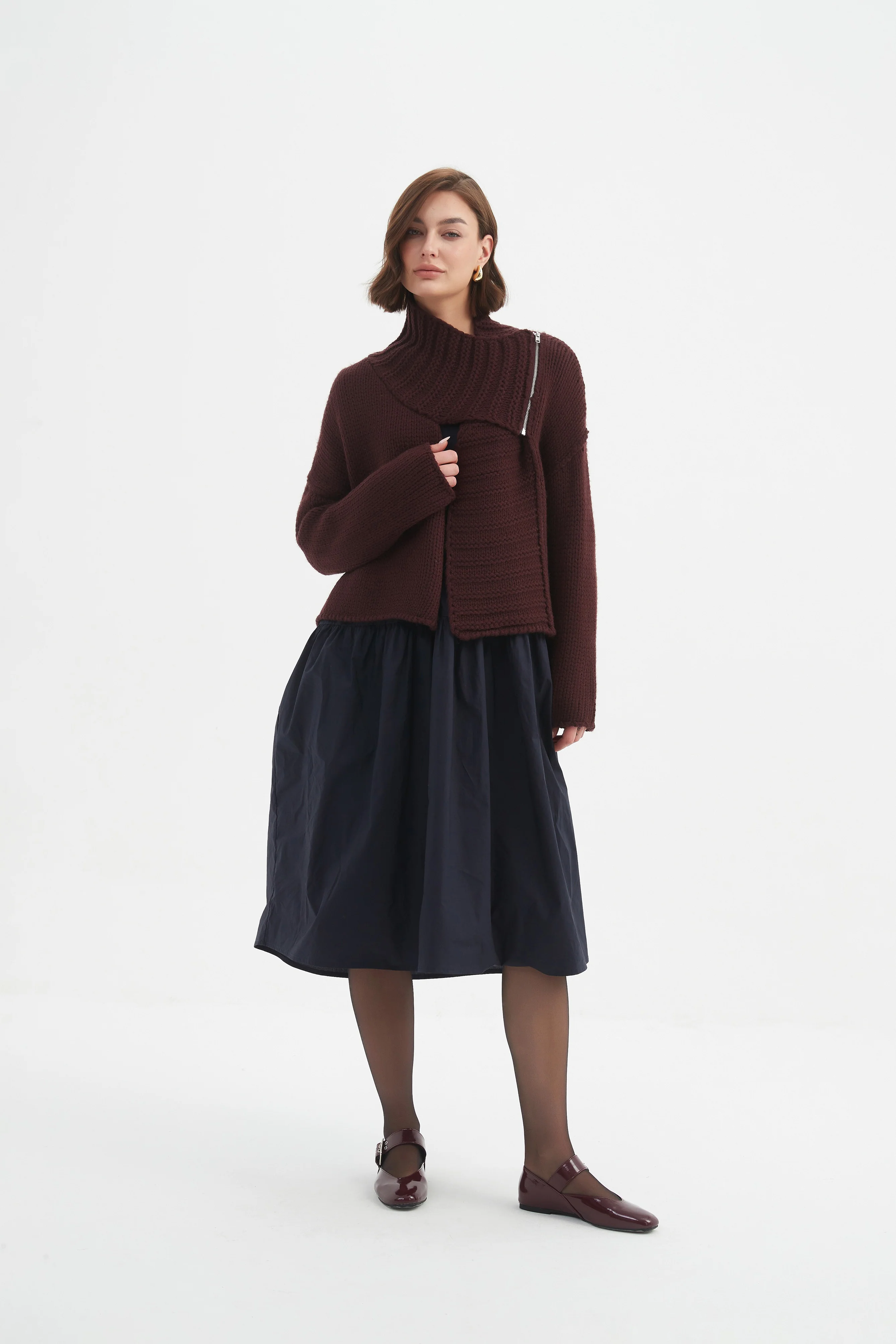 ZIP COLLAR CARDIGAN - Image 36