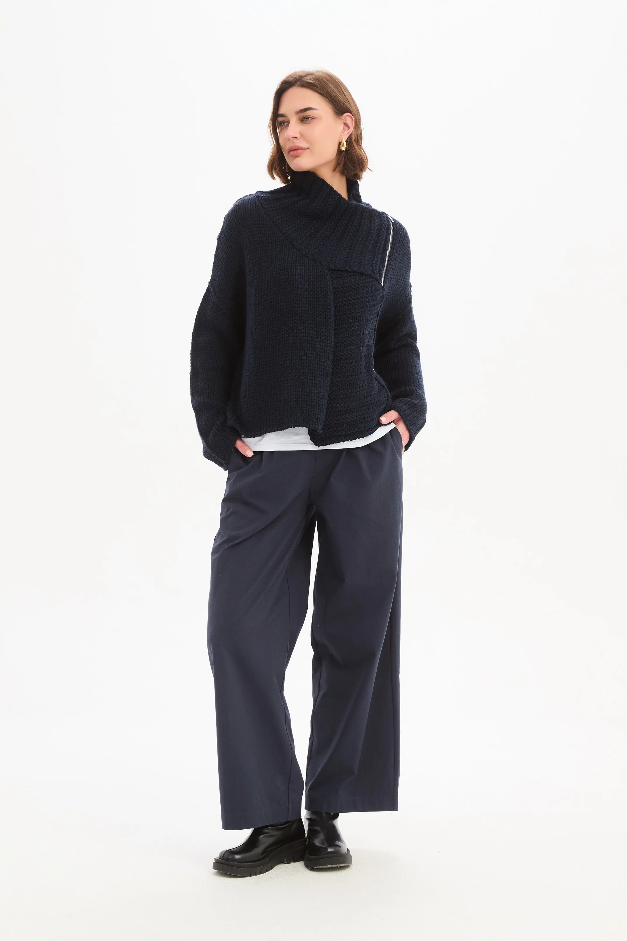 ZIP COLLAR CARDIGAN - Image 5