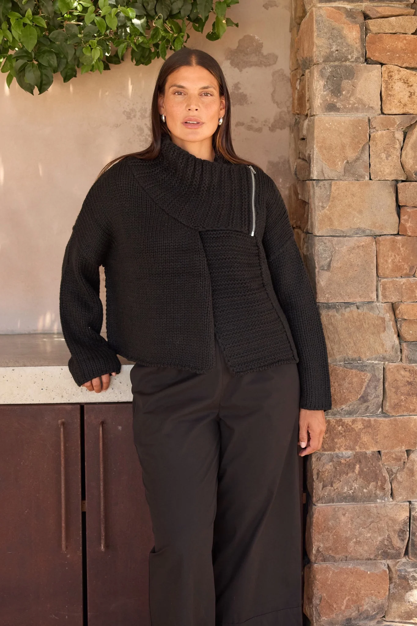ZIP COLLAR CARDIGAN - Image 8