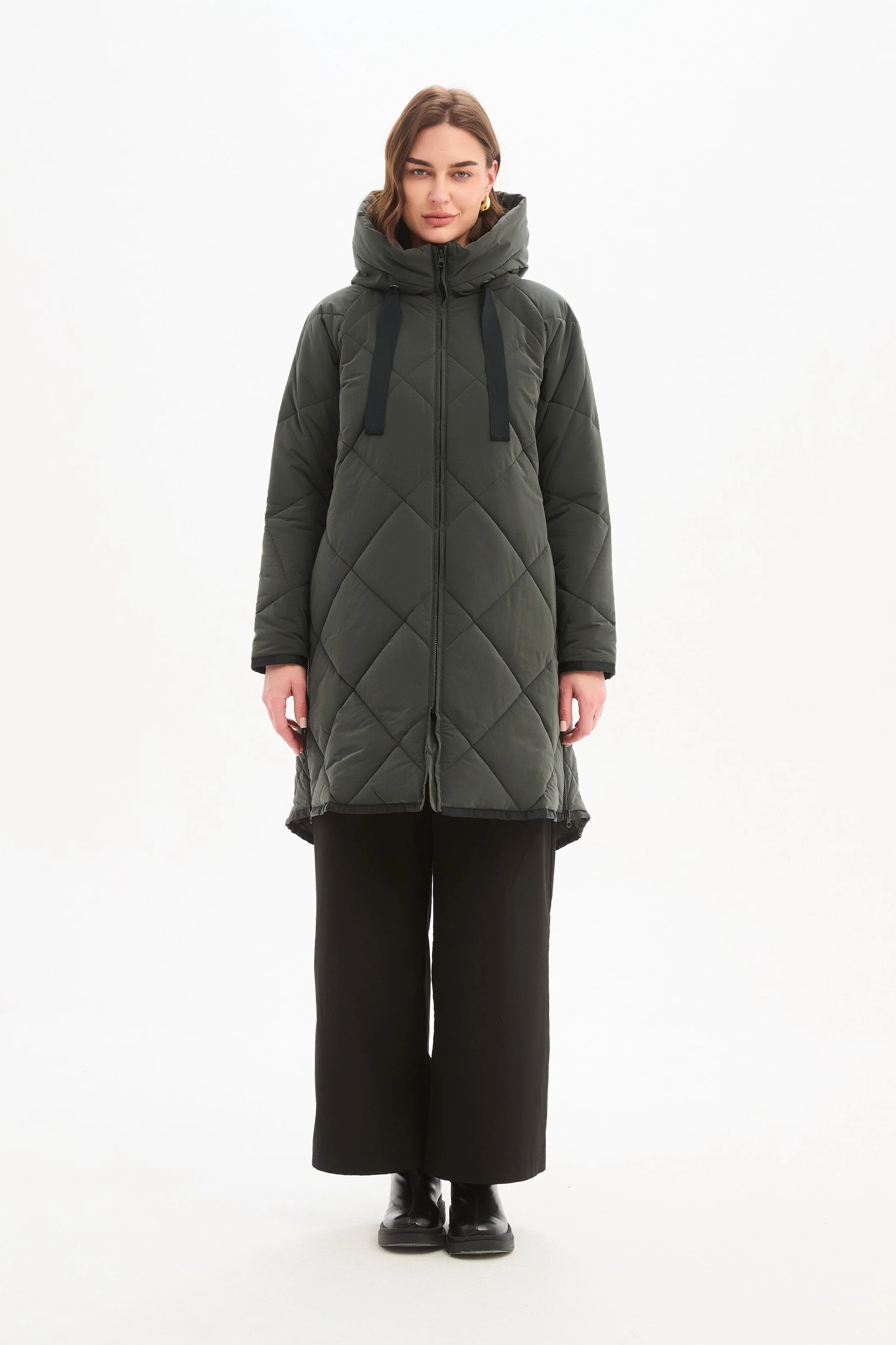 ZIP HEM WINTER COAT - Image 15