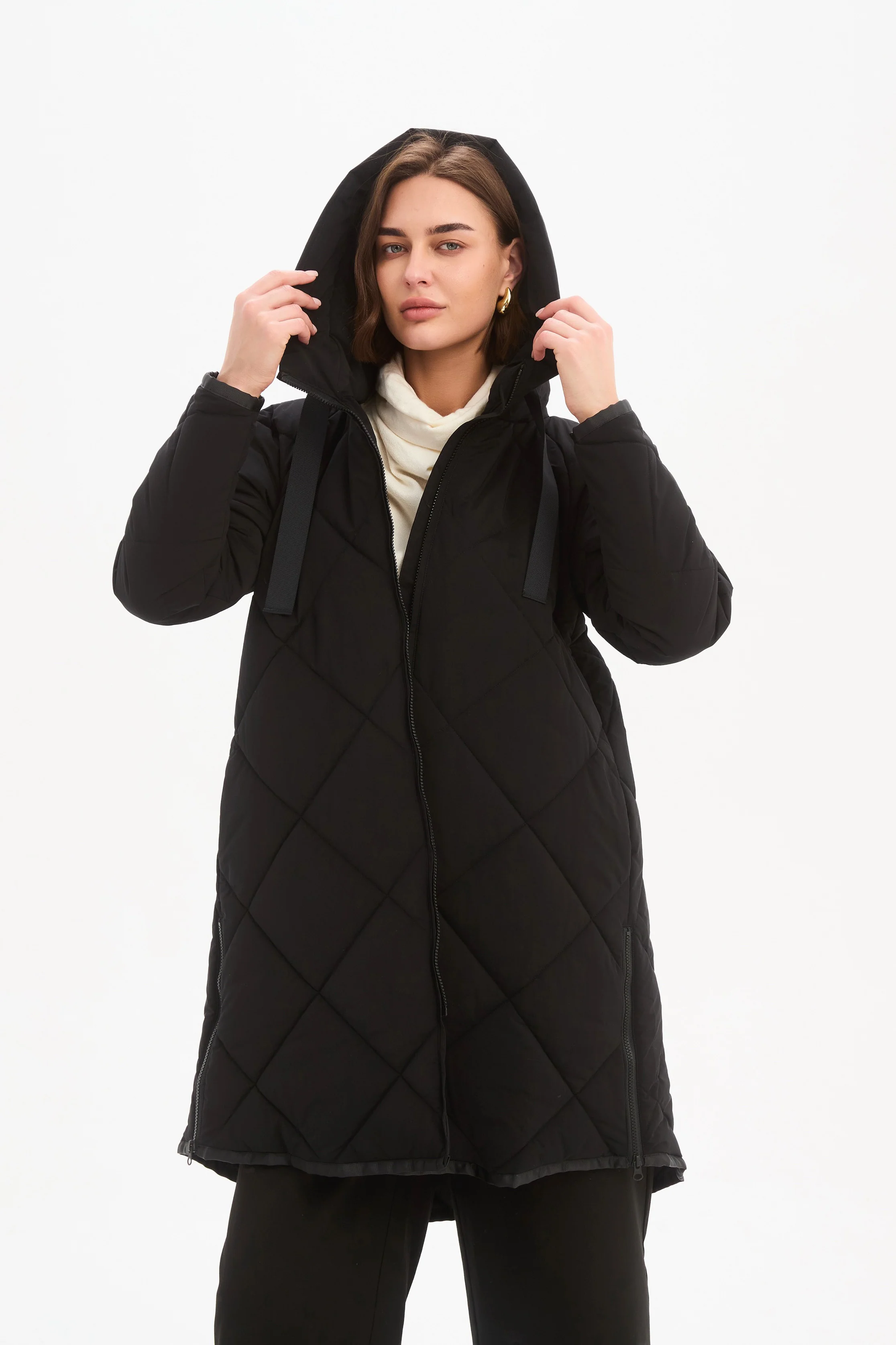 ZIP HEM WINTER COAT - Image 17