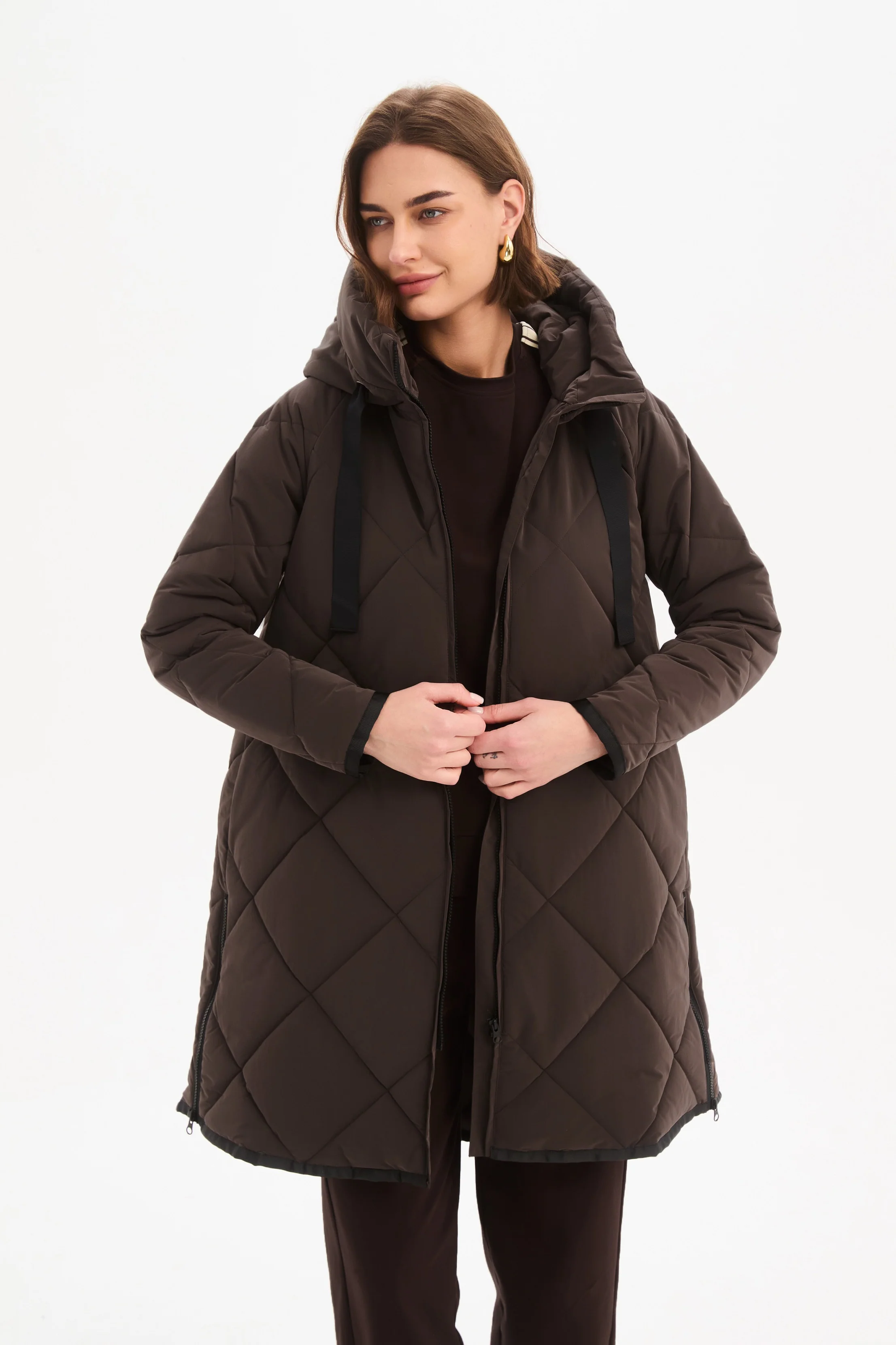 ZIP HEM WINTER COAT - Image 22