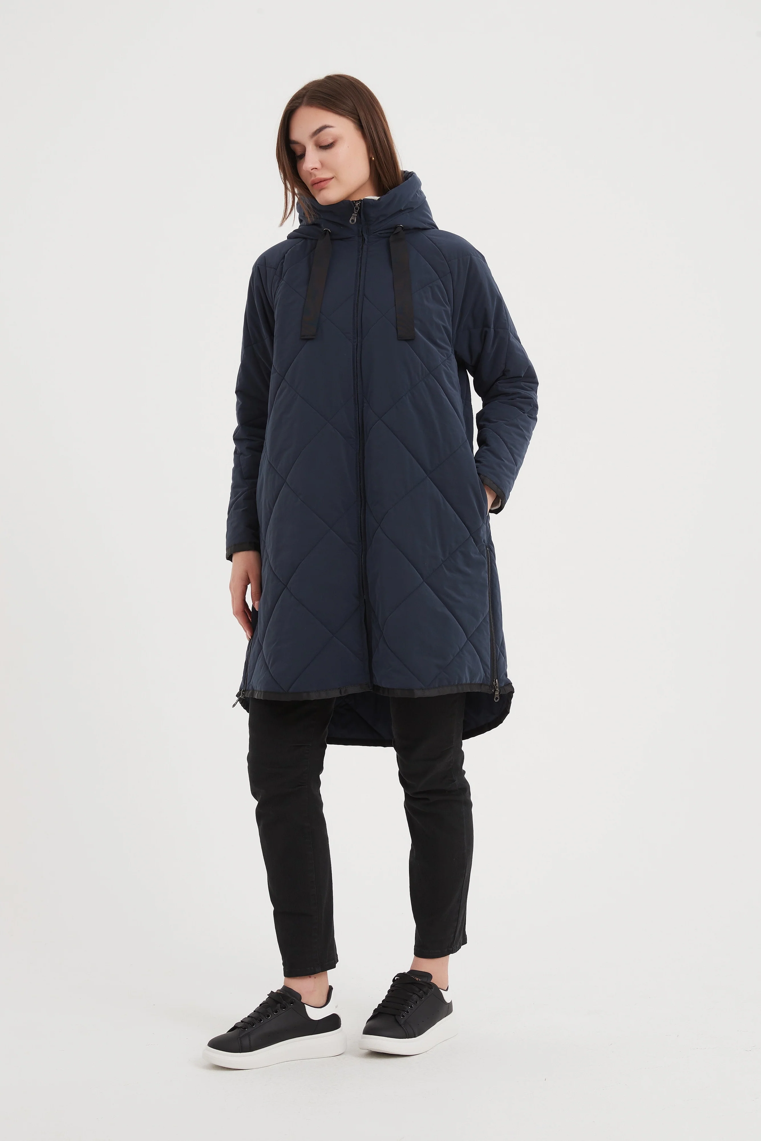 ZIP HEM WINTER COAT - Image 29
