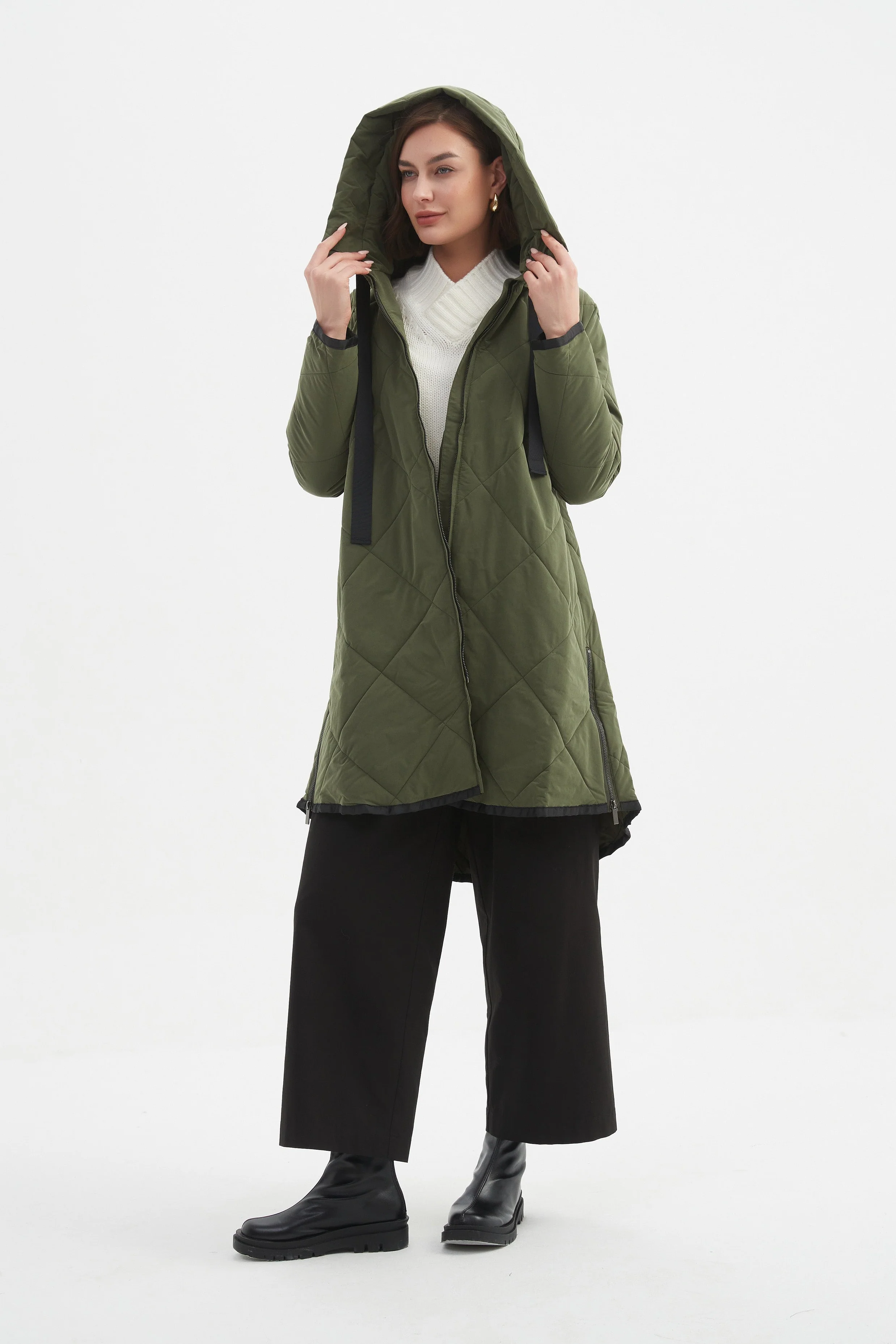 ZIP HEM WINTER COAT - Image 3